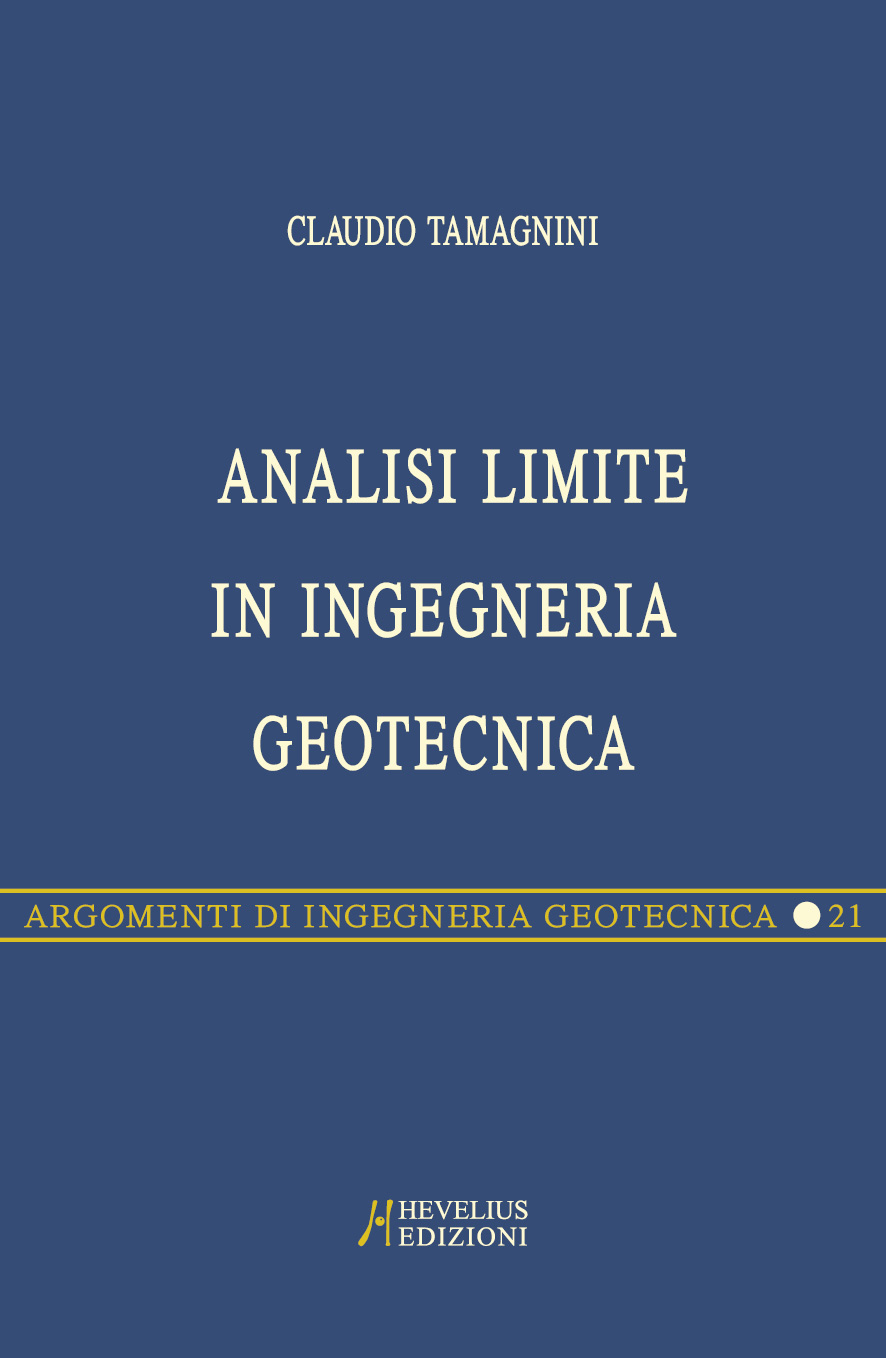 Copertina di ANALISI LIMITE IN INGEGNERIA GEOTECNICA