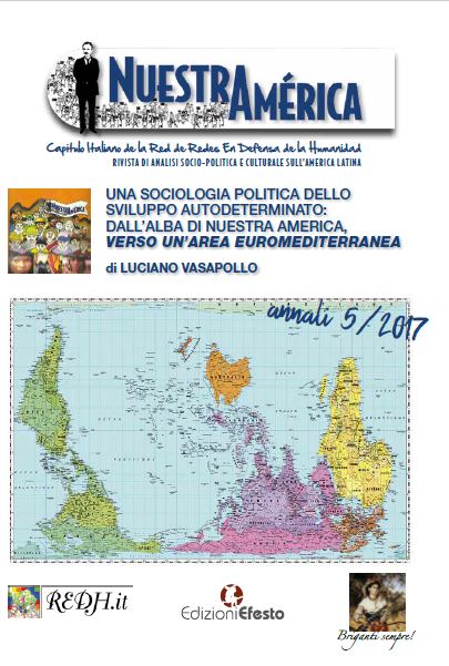 Copertina di Una sociologia politica dello sviluppo autodeterminato: dall'alba di Nuestra America, verso un'area euromediterranea