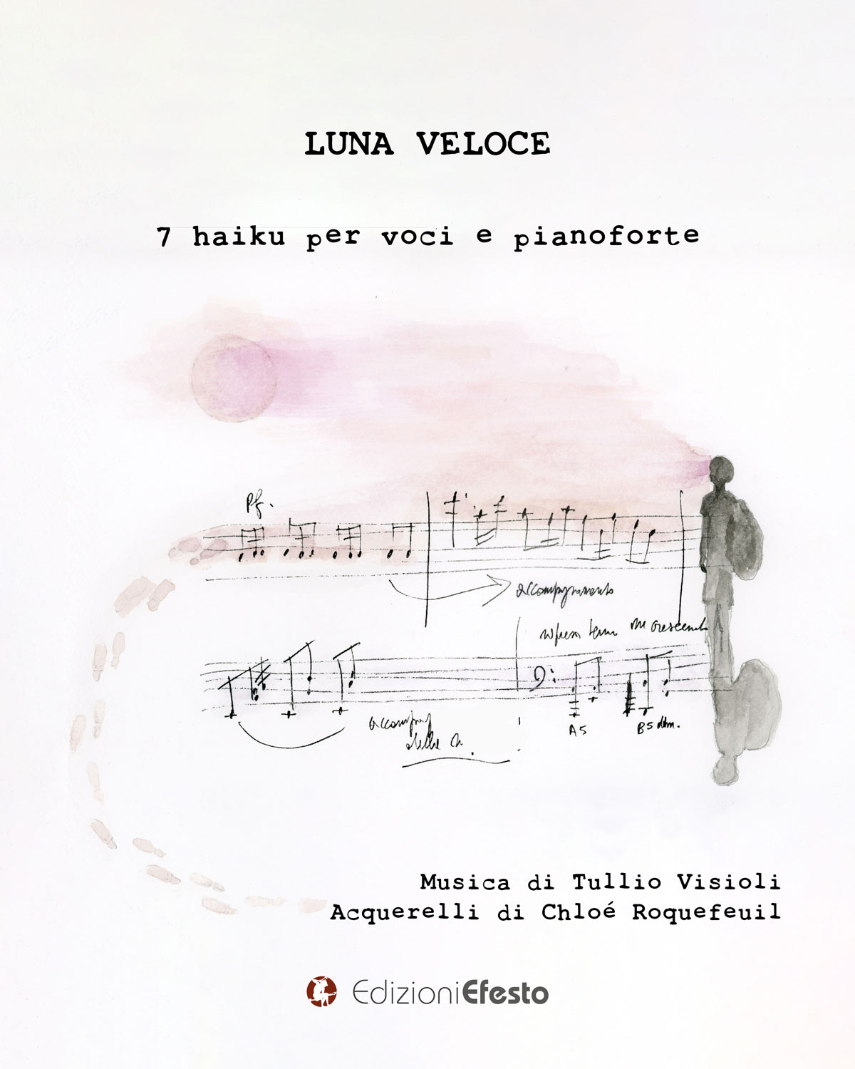 Copertina di LUNA VELOCE. 7 haiku per voci e pianoforte