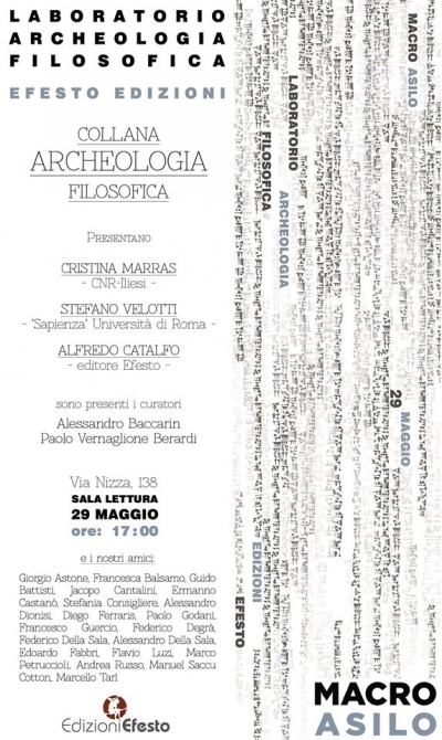 Presentazione della collana Archeologia Filosofica. Museo MACRO (Roma)