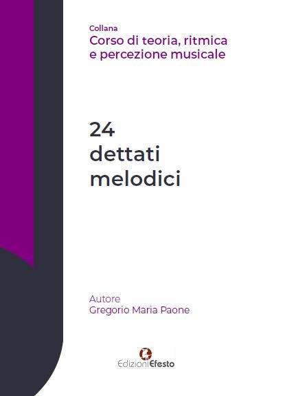 Copertina del libro: 24 dettati melodici