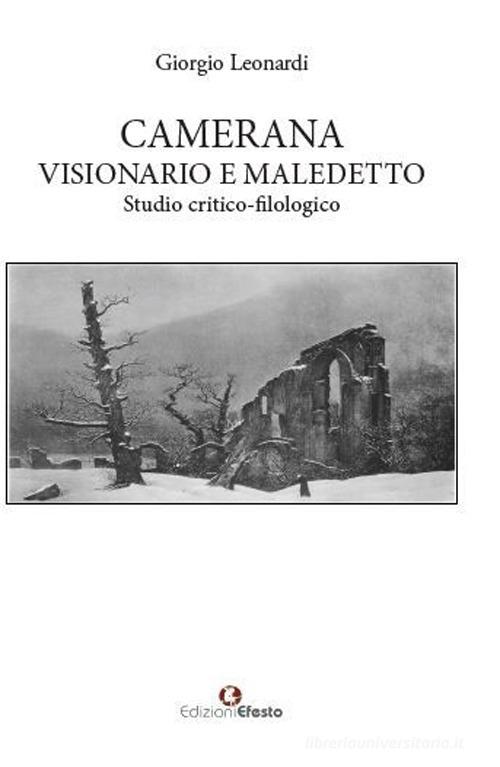 Copertina del libro: Camerana. Visionario e maledetto