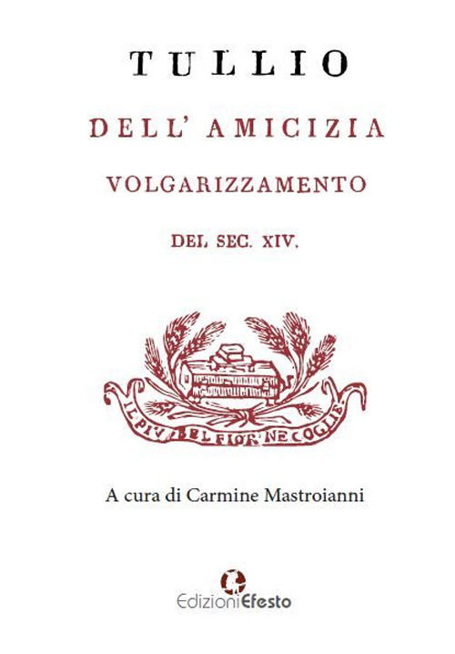 Copertina del libro: Dell'amicizia
