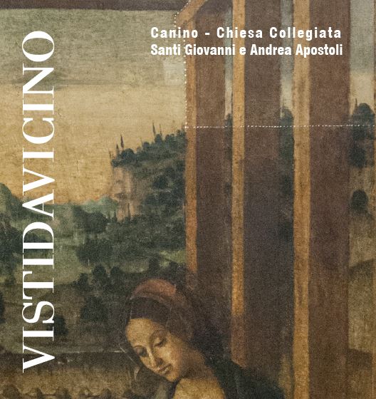 Copertina del libro: Visti da vicino. Deposito temporaneo dipinti. (Canino, 25 novembre 2017-28 gennaio 2018