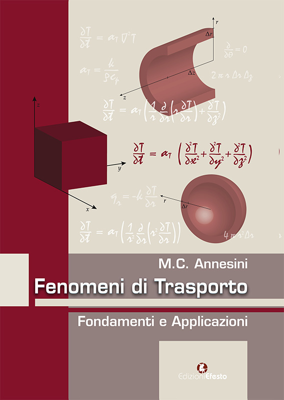 Copertina del libro: Fenomeni di trasporto. Fondamenti e applicazioni