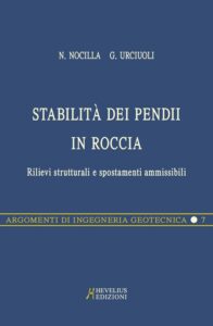 STABILITA’ DEI PENDII IN ROCCIA
