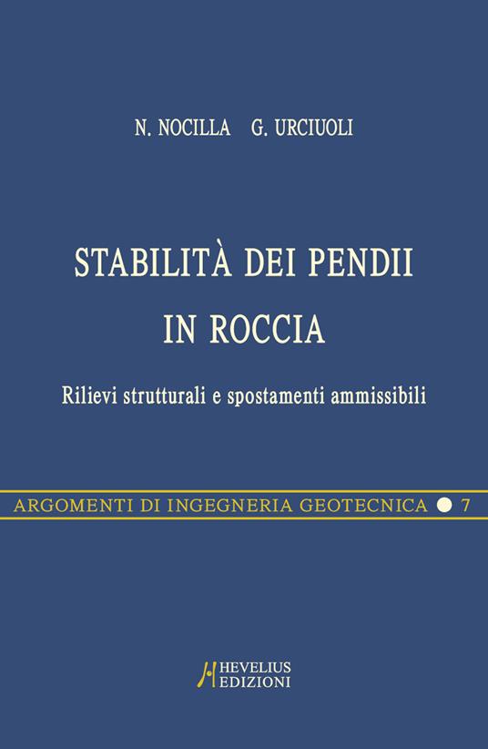 Copertina del libro: STABILITA' DEI PENDII IN ROCCIA