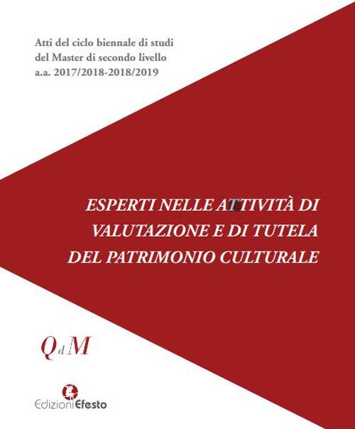 Copertina del libro: Esperti nelle attività di valutazione e di tutela del patrimonio culturale