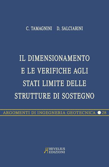 Copertina del libro: IL DIMENSIONAMENTO E LE VERIFICHE AGLI STATI LIMITE DELLE STRUTTURE DI SOSTEGNO