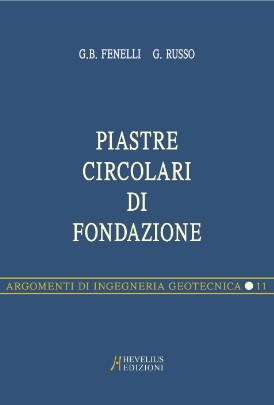 Copertina del libro: PIASTRE CIRCOLARI DI FONDAZIONE