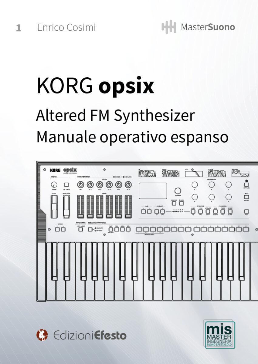 KORG opsix. Altered FM Synthesizer. Manuale operativo espanso